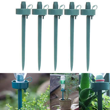 5Pcs Automatic Adjustable Flow Rate Drip Watering Spike Device for Garden Plant Irrigation