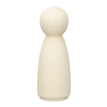 50Pcs/set Wooden Peg Doll Unfinished People Children Painted Wood Art Craft