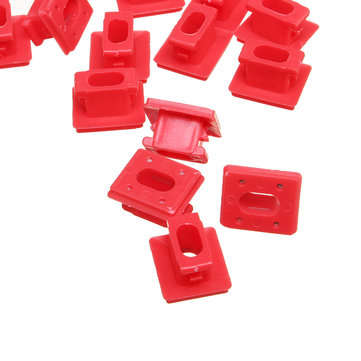 20pcs/set Dashboard Dash Trim Strip Clips Red Insert Grommets Keeper Clip Fit For BMW E46 E65/E66 E8