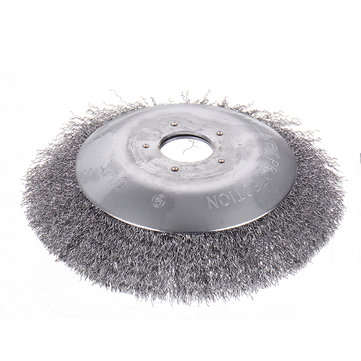 Drillpro 150mm Steel Wire Trimmer Head Derusting Weeding Wheel Grass Brush Cutter Dust Removal Weedi