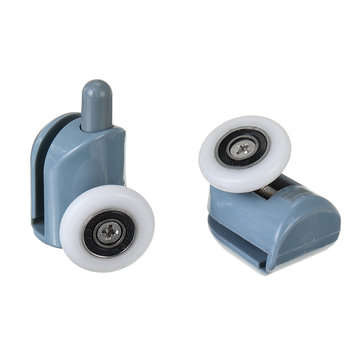 8PCS 25mm Top and Bottom Shower Door Rollers Wheels Runners Pulleys Replacement