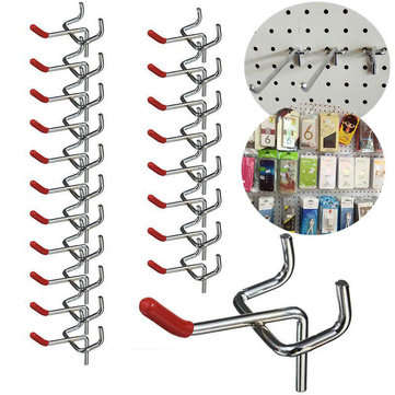 25pcs 50mm Pedboard Hook Board Wall Retail Display Shop Peg Slat Walling