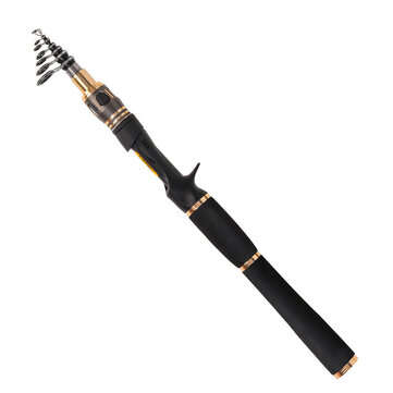 CAPACI 28082 RF Series Carbon Alloy Retractable Fishing Rod Portable Outdoor Fishin... (LENGTH: 2.1)