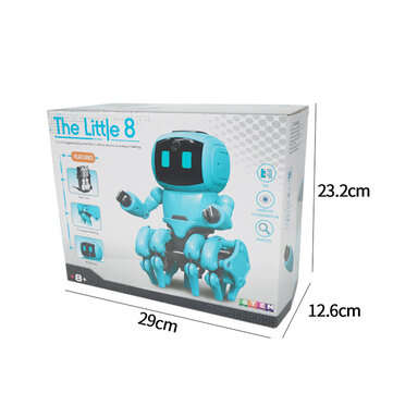 Mofun 962 DIY STEAM 8-Legged Smart RC Robot Gesture Sensing Infrared Following Obstacle Avoidance As