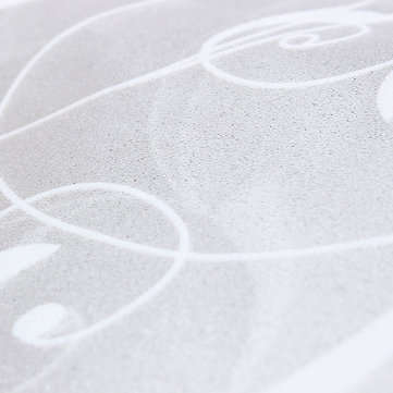 45X100cm Frosted Glass Film Privacy Scroll Flower Window Static Cling