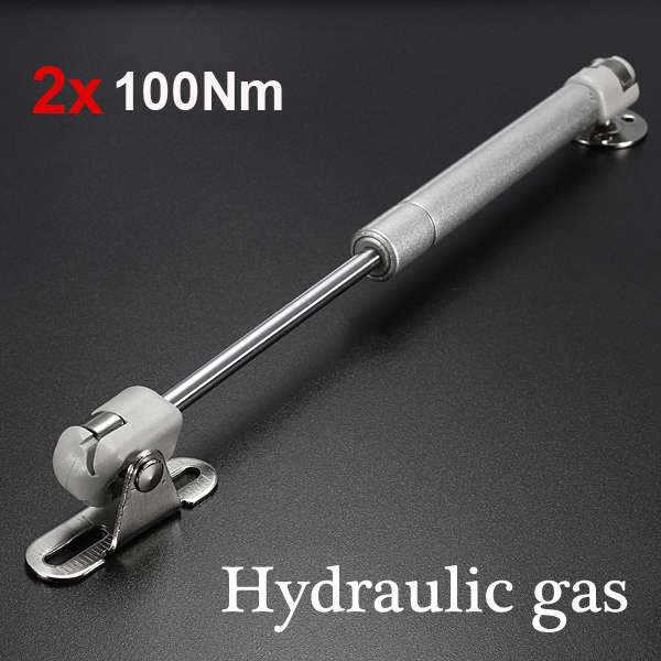 2X 100Nm Hydraulic Gas Strut Lift Support Door Cabinet Hinge Spring...