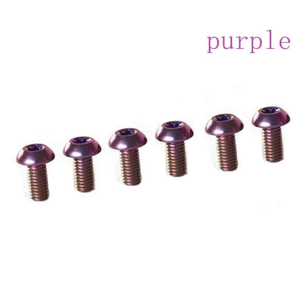 Bicycle Titanium Alloy Screw Bolt M510mm for Bike Brake Disc 5 Color