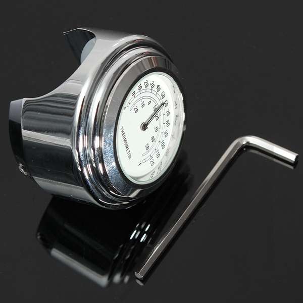 7/8inch 1inch Handlebar Thermometer Waterproof For Motorcycle