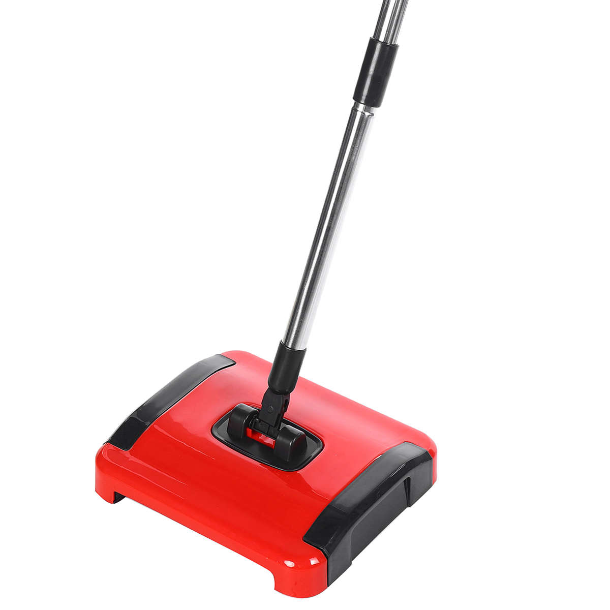 Carpet Floor Sweeper Cleaner Hand Push Automatic Broom Rugs Dust Scraps Paper C