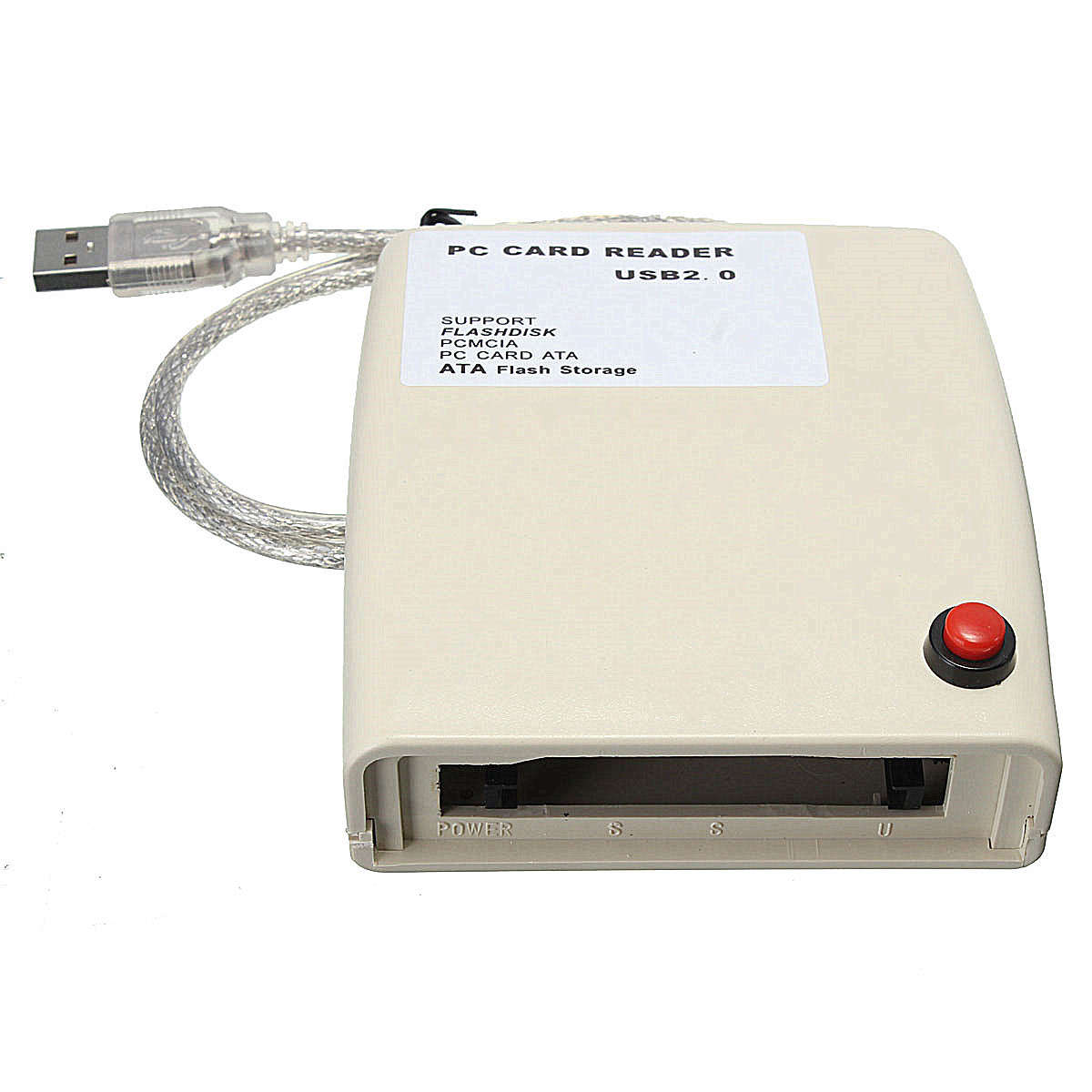 ATA PCMCIA Card Reader USB2.0 to 68 pin ATA PCMCIA Flash Disk Memory Card Adapter Converter