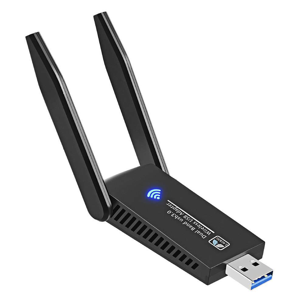 1300Mbps Usb3.0 Wifi Adapter 802.11Ac Dual Band  2* 5Dbi Antenna Wireless Network Card Wifi Dongle T