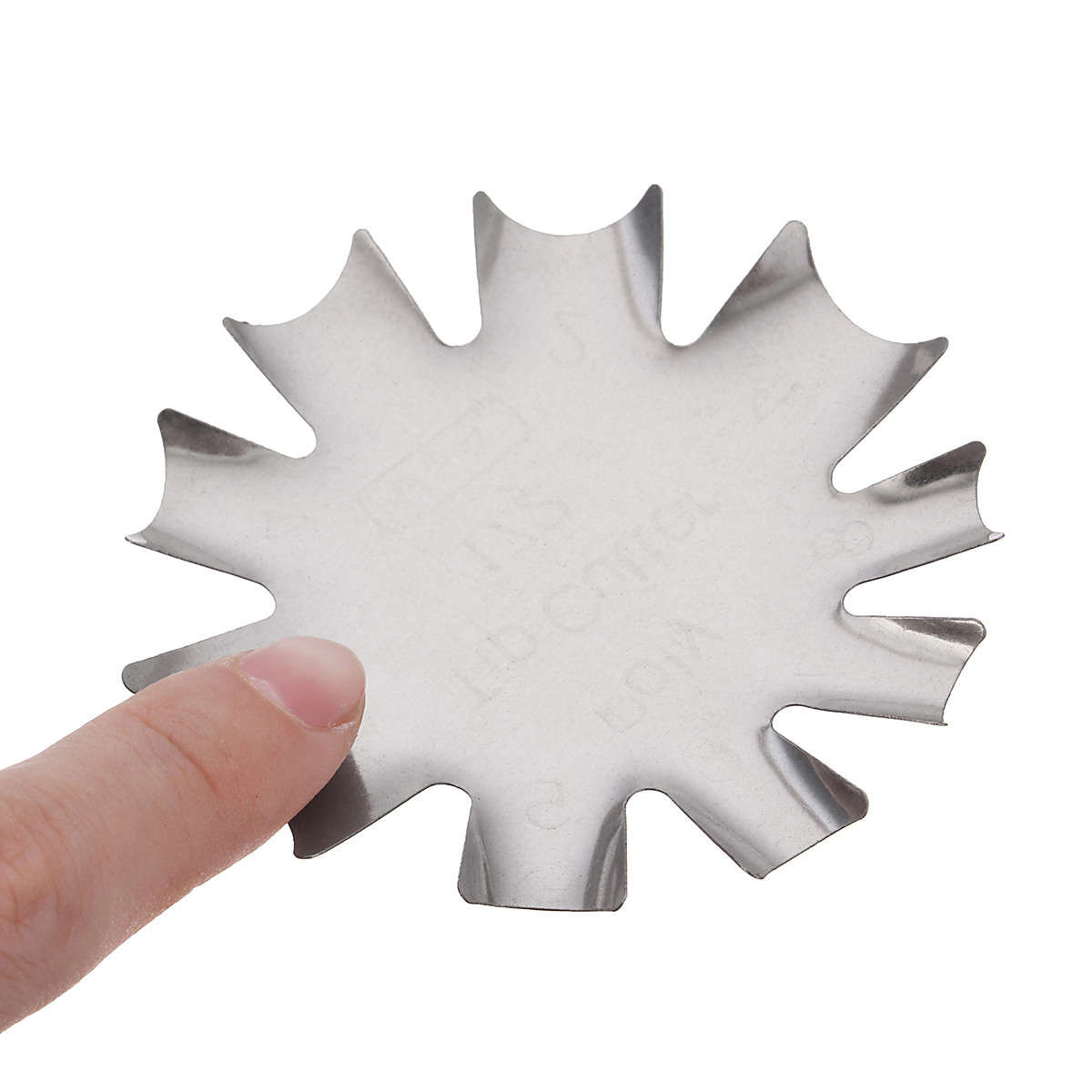 New 9 Sizes French Smile Line Cutter Nail Art Acrylic Stainless Steel Manicure E