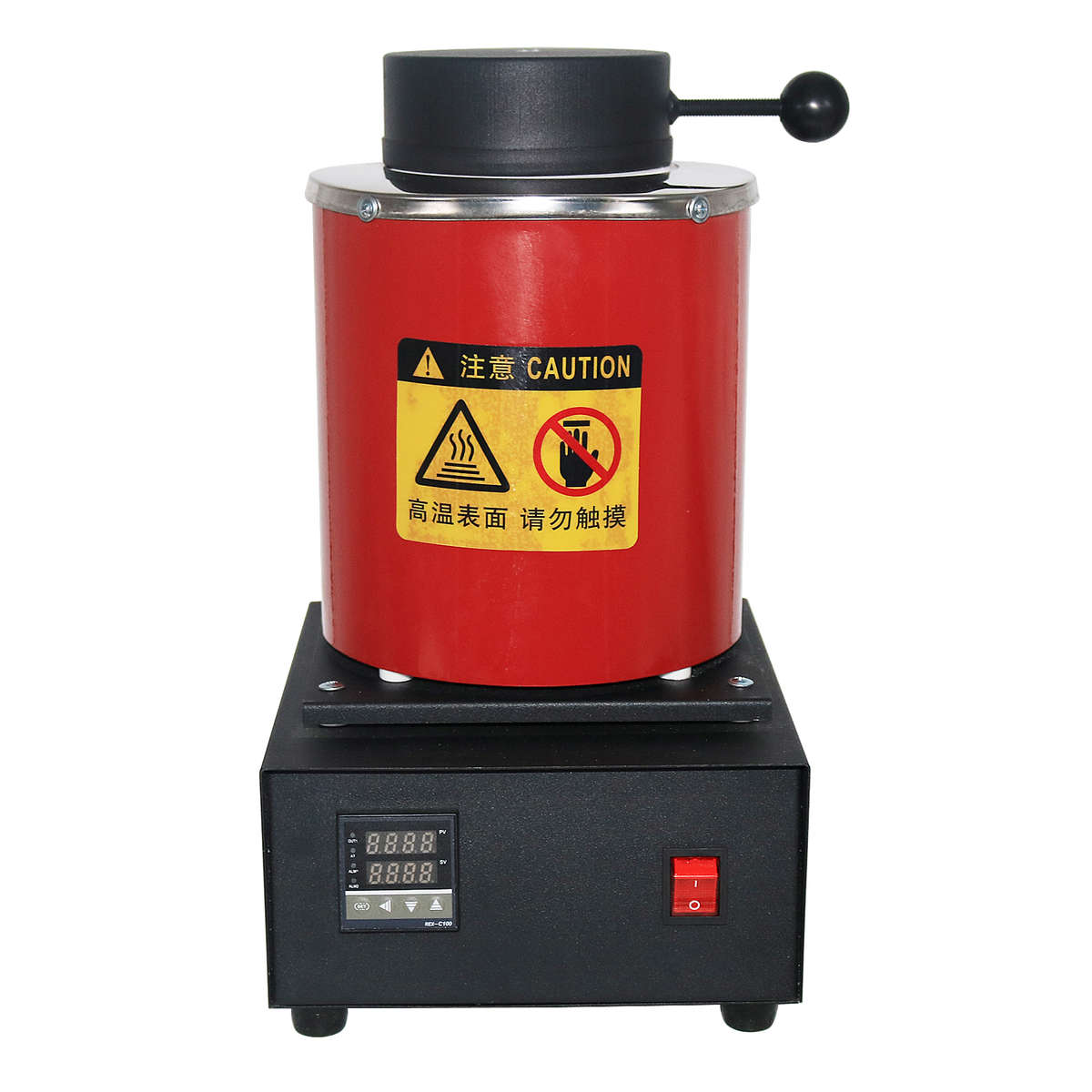 AC110V / 220V 3KG Capacity Gold Electric Melting Furnace with 1PCS Graphite Crucible & Plier