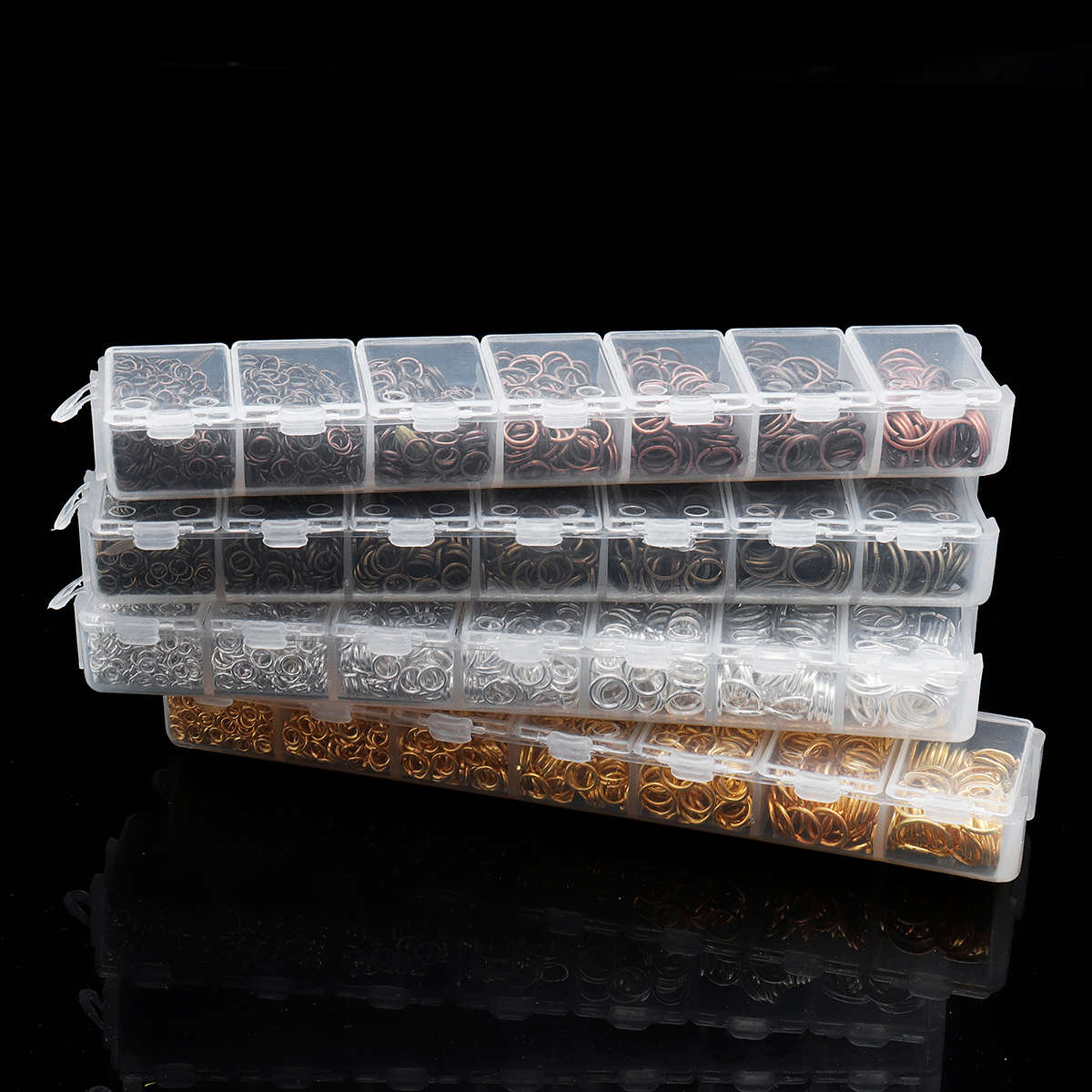 Jewelry Findings Making Starter Kit Beading Repair Tools Kit Pliers Silver Beads Wire