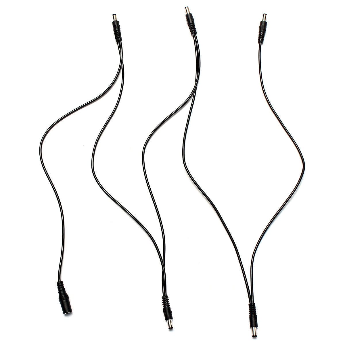 Zebra 5 Way Guitar Effect Pedal Daisy Chain Power Supply Cable Splitter