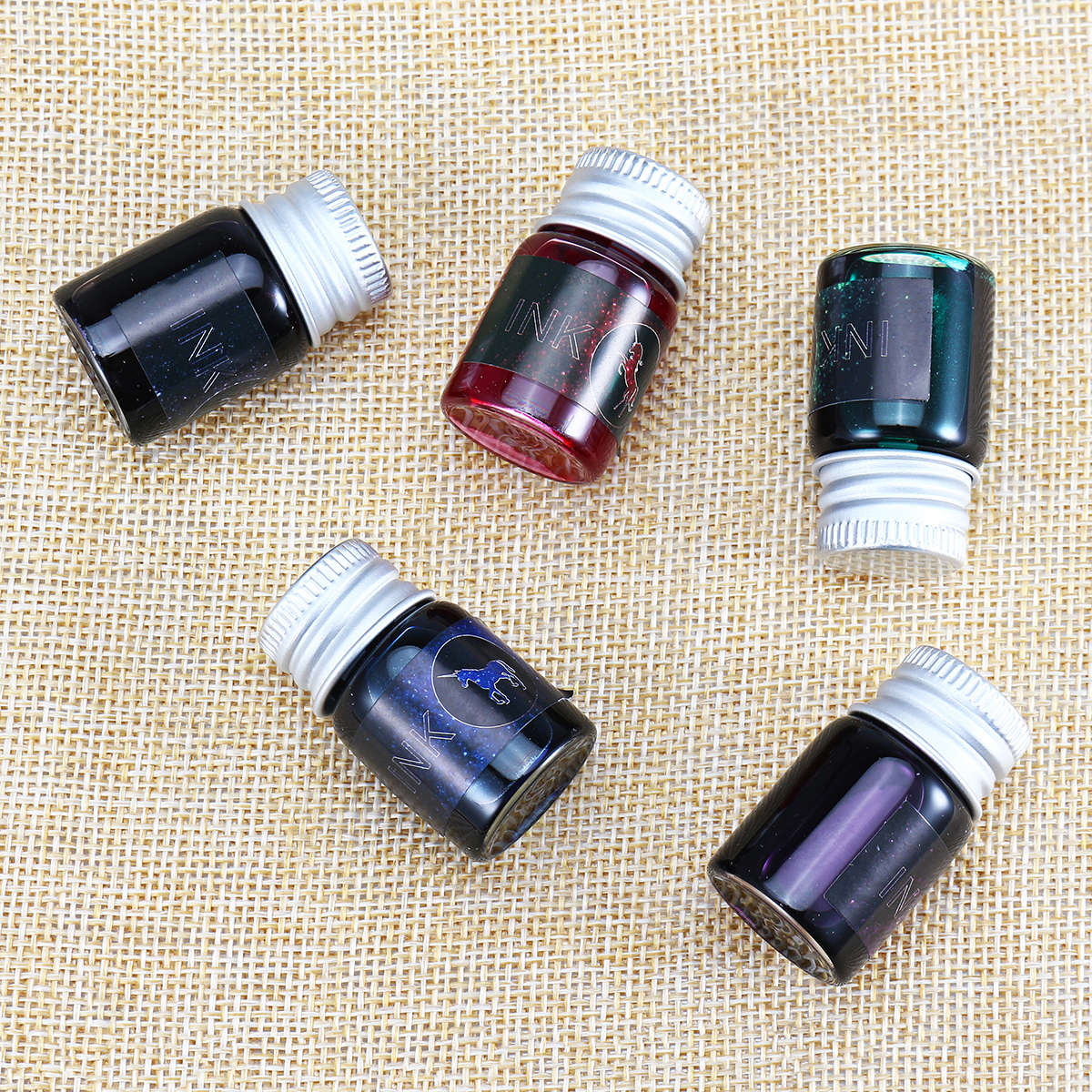 Crystal Glass Dip Pen Ink Set Signature Pen Vintage Handmade Glass Sign Pen Writing Tools