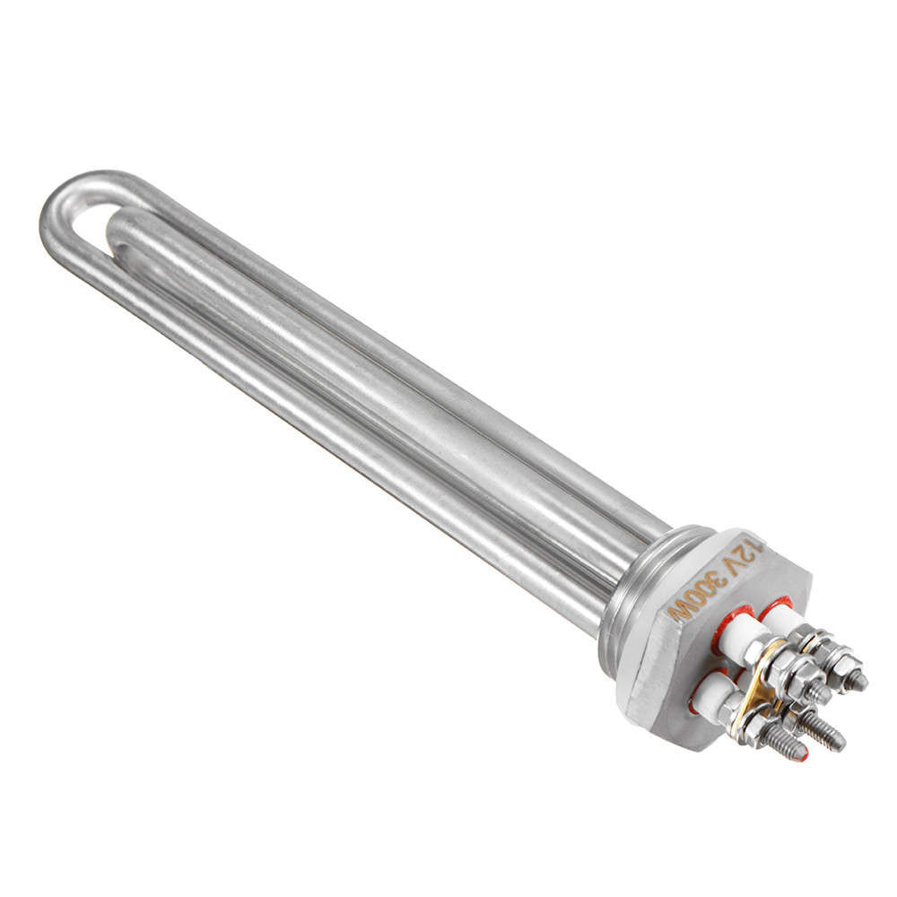 12V 300W NPT BSP Immersion Water Heater Heating Element Solar Energy (Type B) - Free Shipping