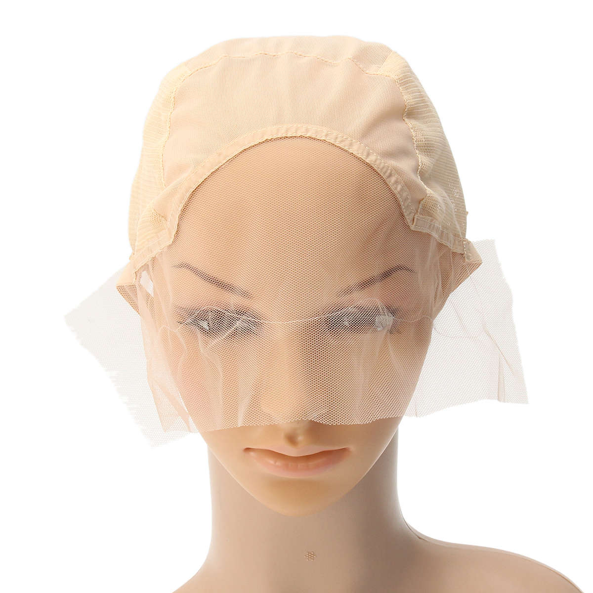 Wig Cap For Wig Making Weave Cap Elastic Hair Net Mesh Adjustable Straps