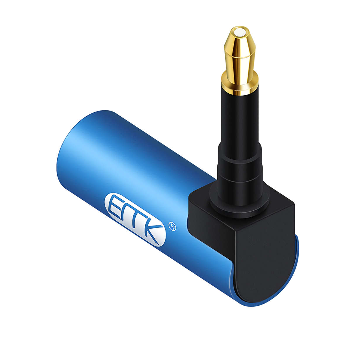 EMK 3.5mm Optical Audio Cable Adapter 3.5 Mini Optical Connector to Digital SPDIF Toslink 90 degrees