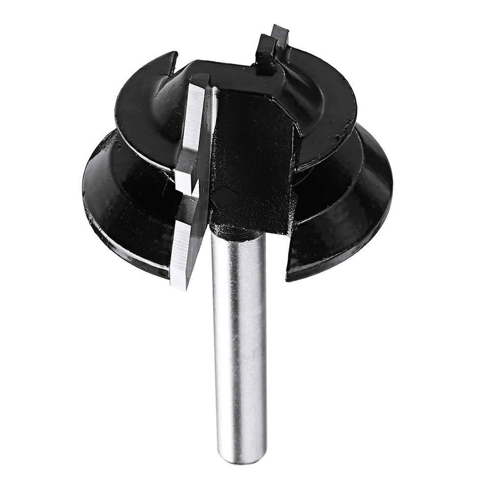 Drillpro 3Pcs 3 Teeth T-shape Tongue & Grooves Router Bit & 45 Degree Lock Miter Router Bit 1/4 Inch