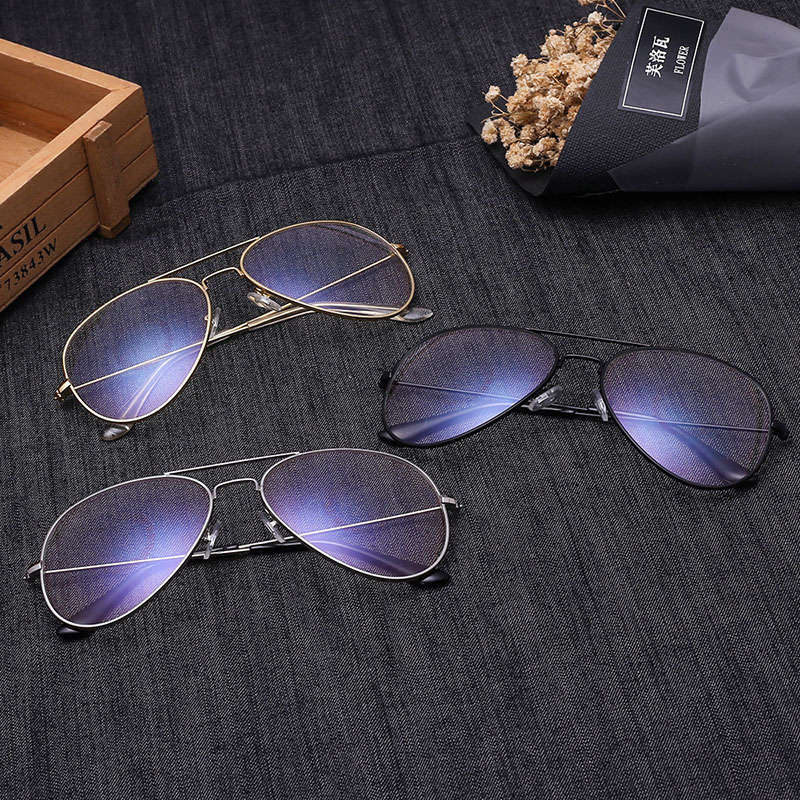 New Anti Blue Ray Full Frame Optical Eye Glasses Retro Glasses Anti-Radiation Re