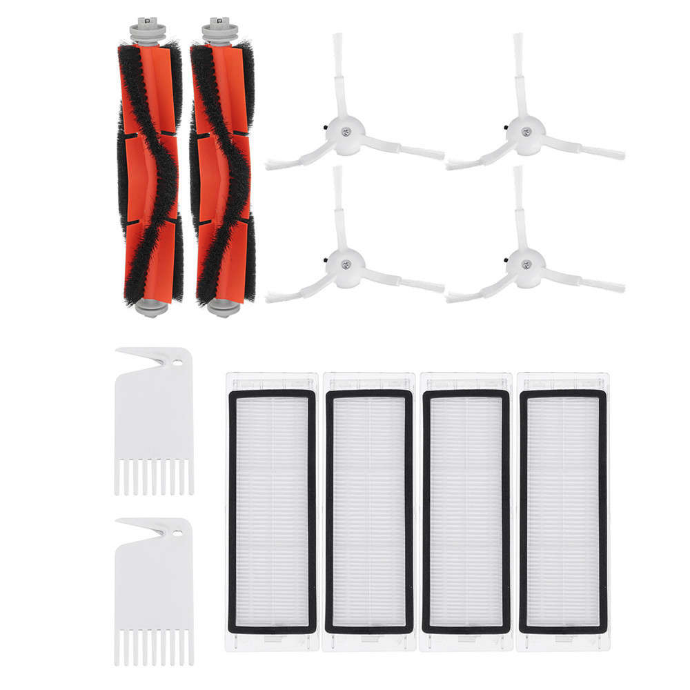 12pcs Main Brush with HEPA Filter and Side Brush for Xiaomi Mi Robot Vacuum Cleaner