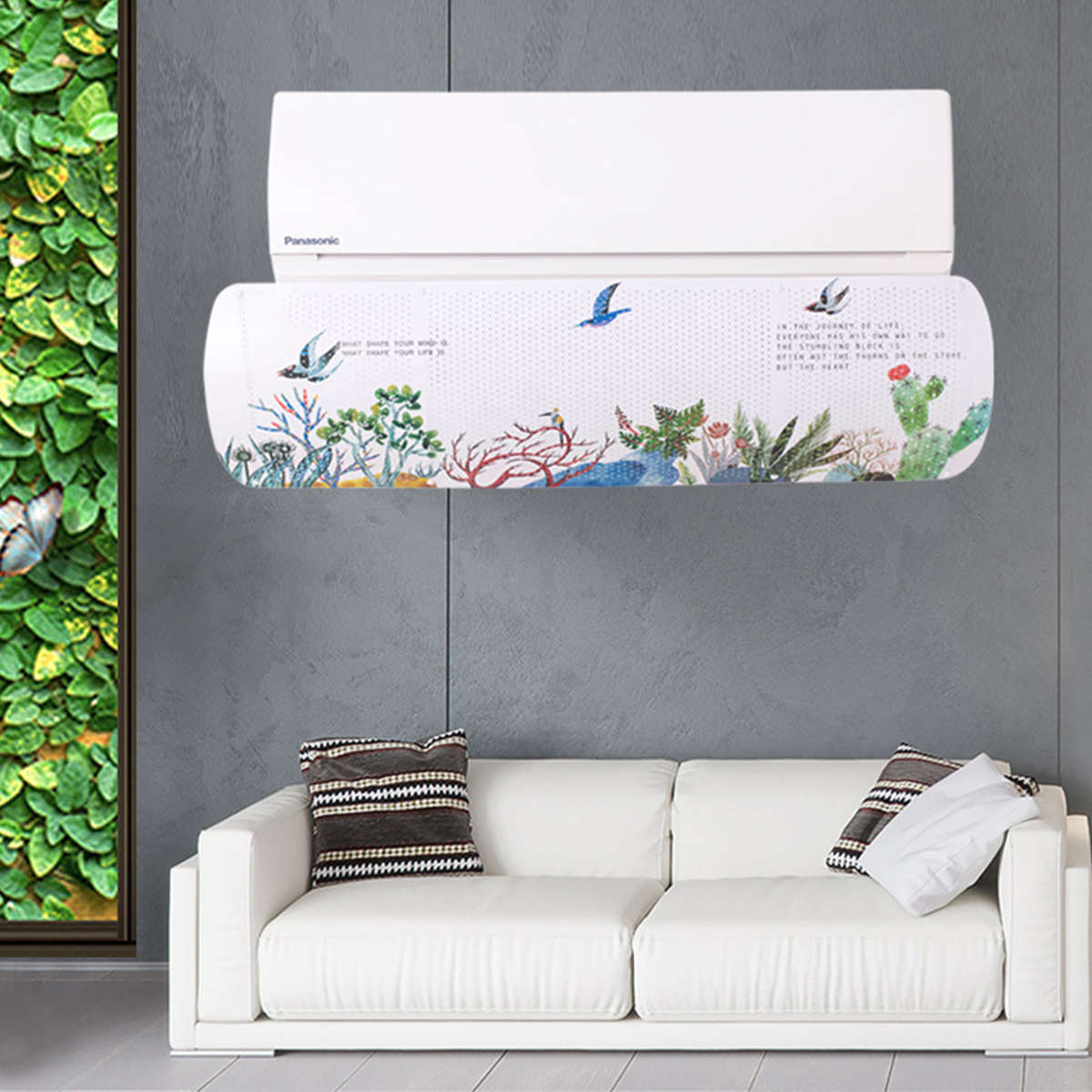 Air Conditioner Wind Shield Cold Wind Gas Deflector Tape Anti Direct Blowing