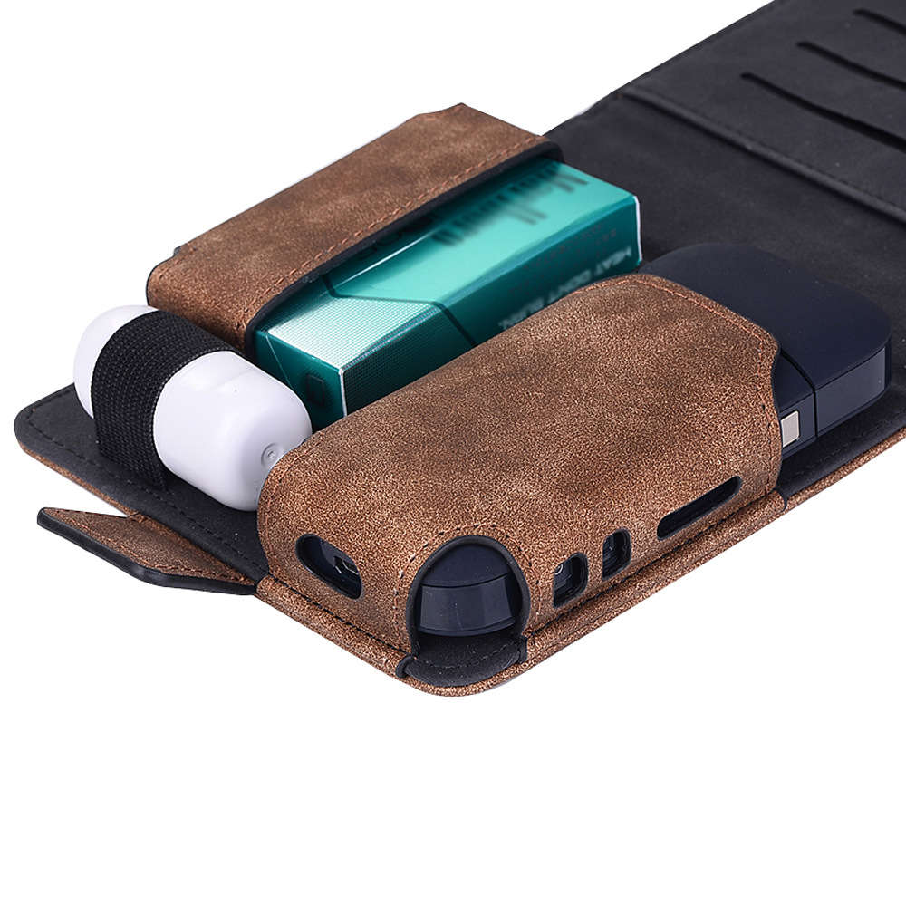 New Men iQOS Electronic Cigarette Wallet Made From Faux Leather Card Holder