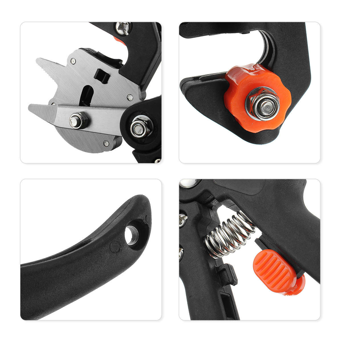 Professional Garden Grafting Cutting Tool Pruner Kit Branch Fruit Tree Cutting Scissors