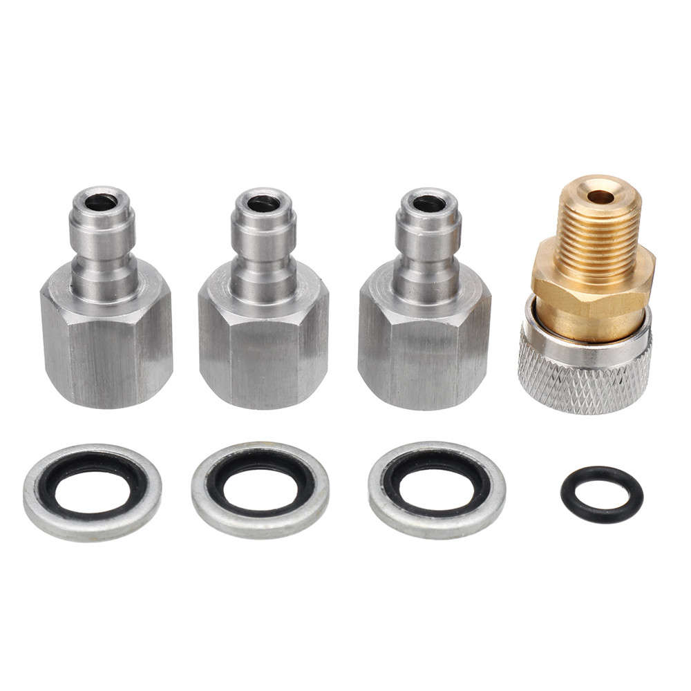 Stainless Steel PCP Air Charging Quick Release Adapter