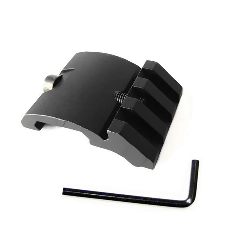 Y73 3Slots Ultralow Profile 45 Offset Picatinny Rail Mount Holder 20mm Rail