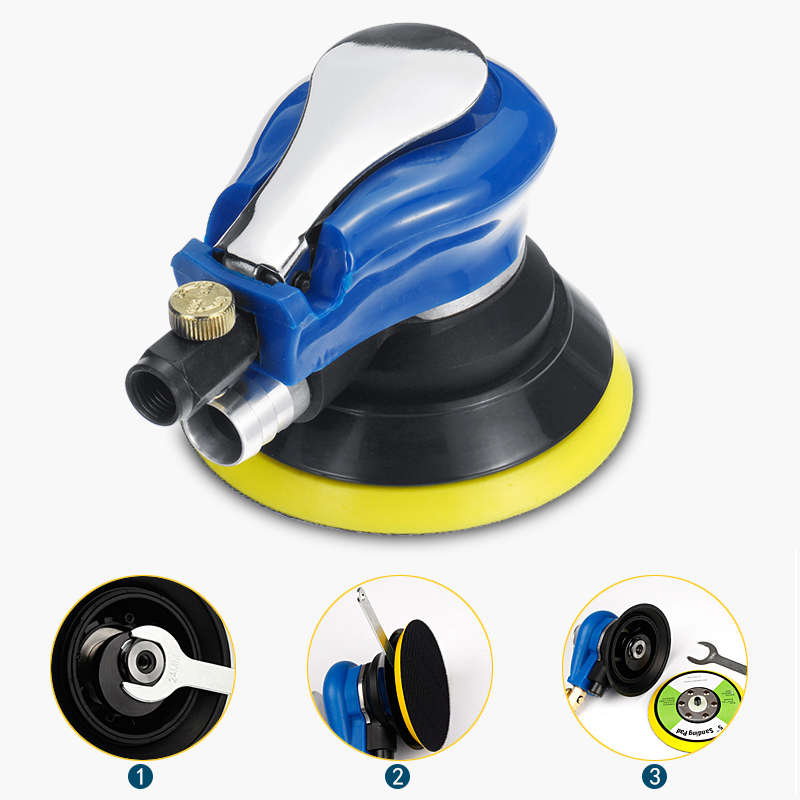 Polishing Sander Dual Action Sander Pneumatic Orbit Polisher Grinding
