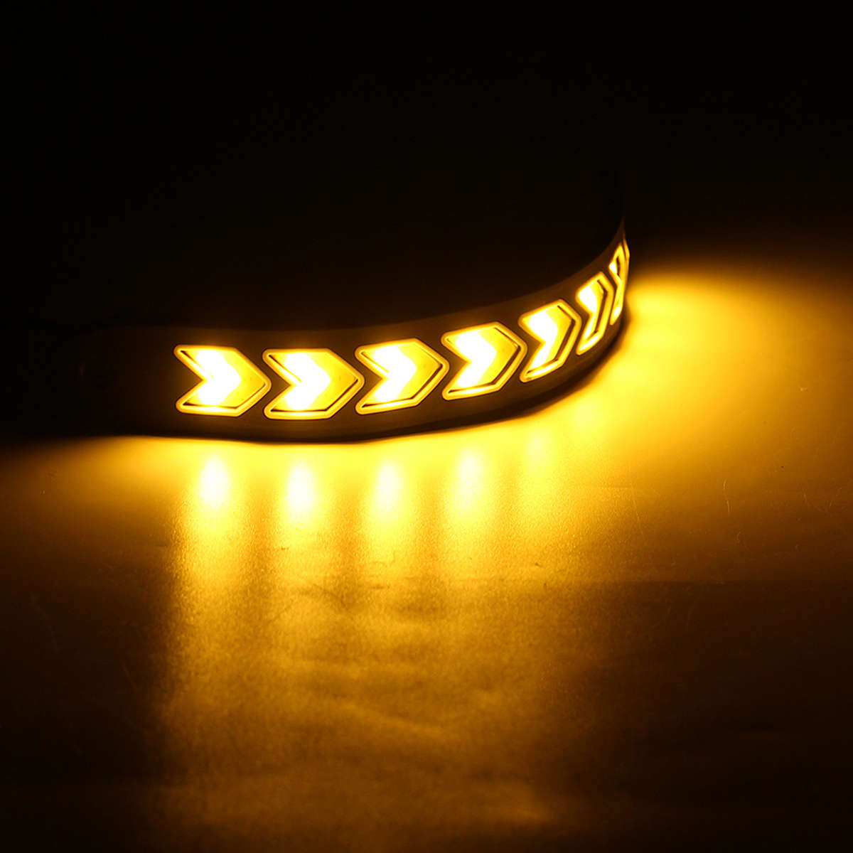 2PCS 12V LED COB Car DRL Daytime Running Lights Driving Fog Lamp Arrow Turn Ligh