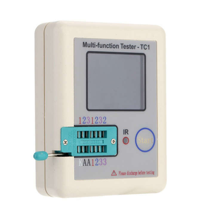 DANIU LCR-TC1  1.8inch Colorful Display Multifunctional TFT Backlight Transistor Tester for Diode Tr