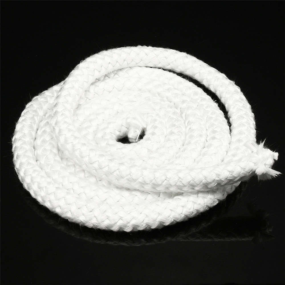 2M 12.7mm Wood Fire Stove And Heater Rope Seal Fibreglass Fiber Cloth Rope