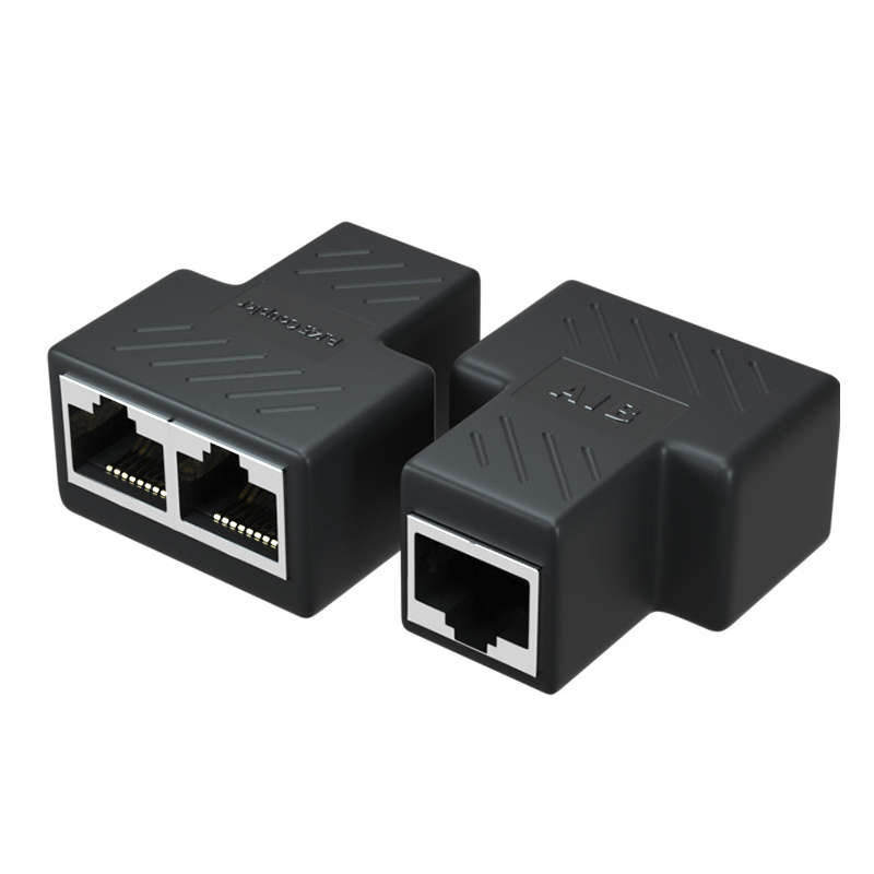 RJ45 Networking Connector RJ45 1 To 2 Splitter Connector LAN Ethernet Network RJ45 Splitter Extender