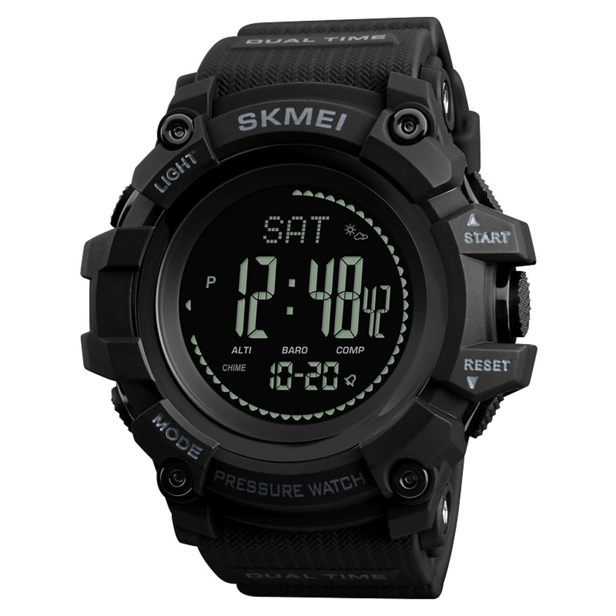 New SKMEI 1358 3ATM Waterproof Smart Watch Pedometer Barometer Thermometer Altimeter Smart Bra