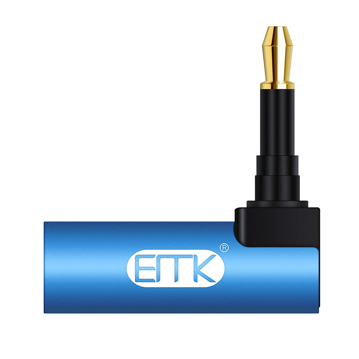 EMK 3.5mm Optical Audio Cable Adapter 3.5 Mini Optical Connector to Digital SPDIF Toslink 90 degrees