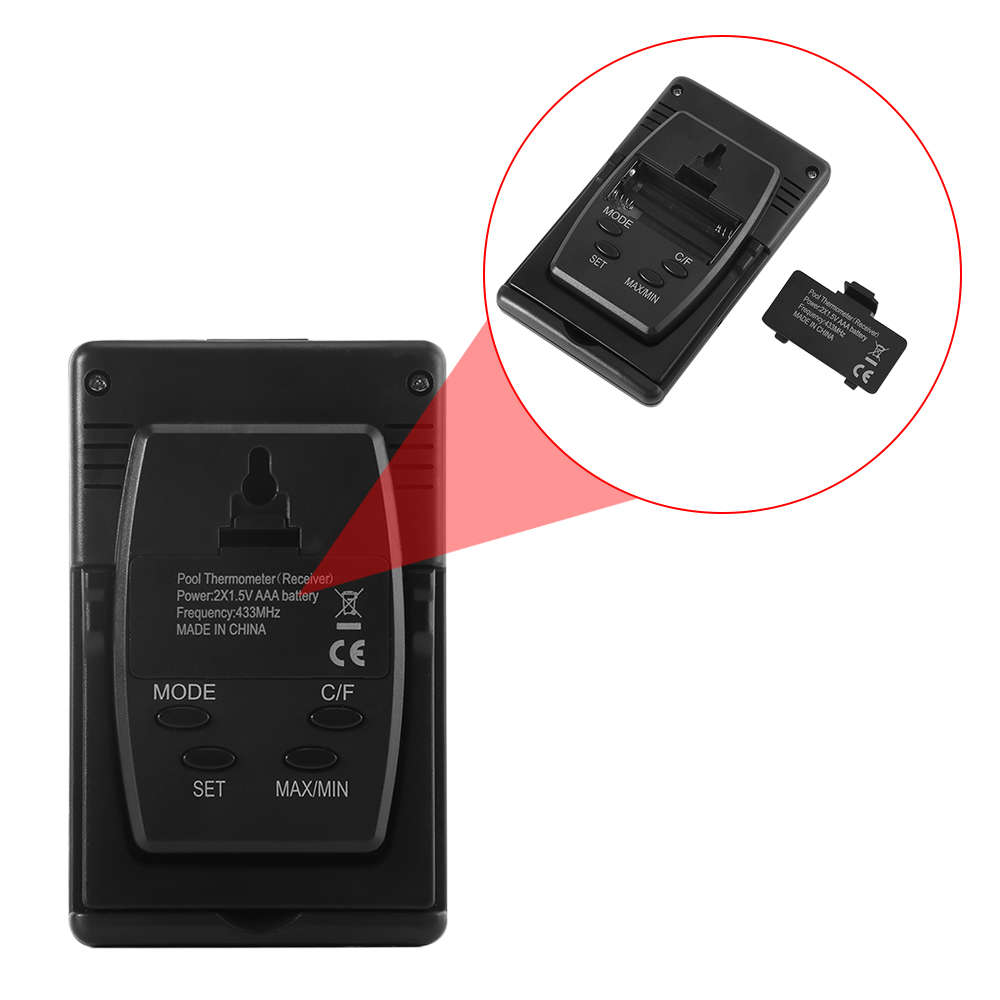 Solar Powered Digital Wireless Swimming Pool Thermometer SPA Floating Temperature Meter with 3 Chann