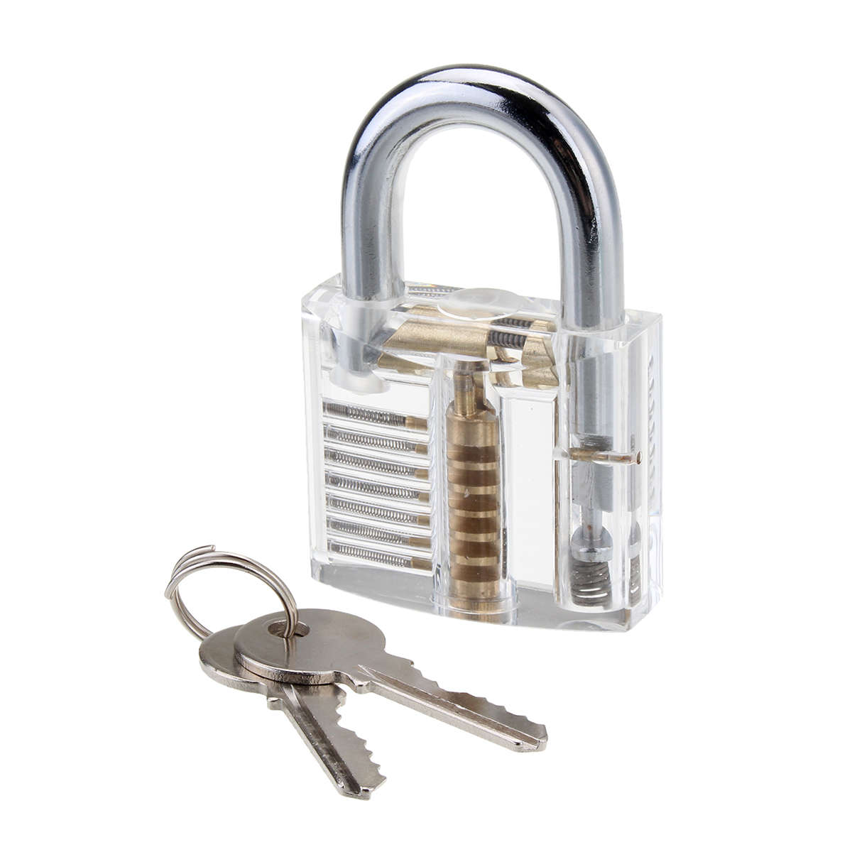 DANIU Unlocking Lock Opener Kit Locksmith Training Transparent Practice Padlocks Tools