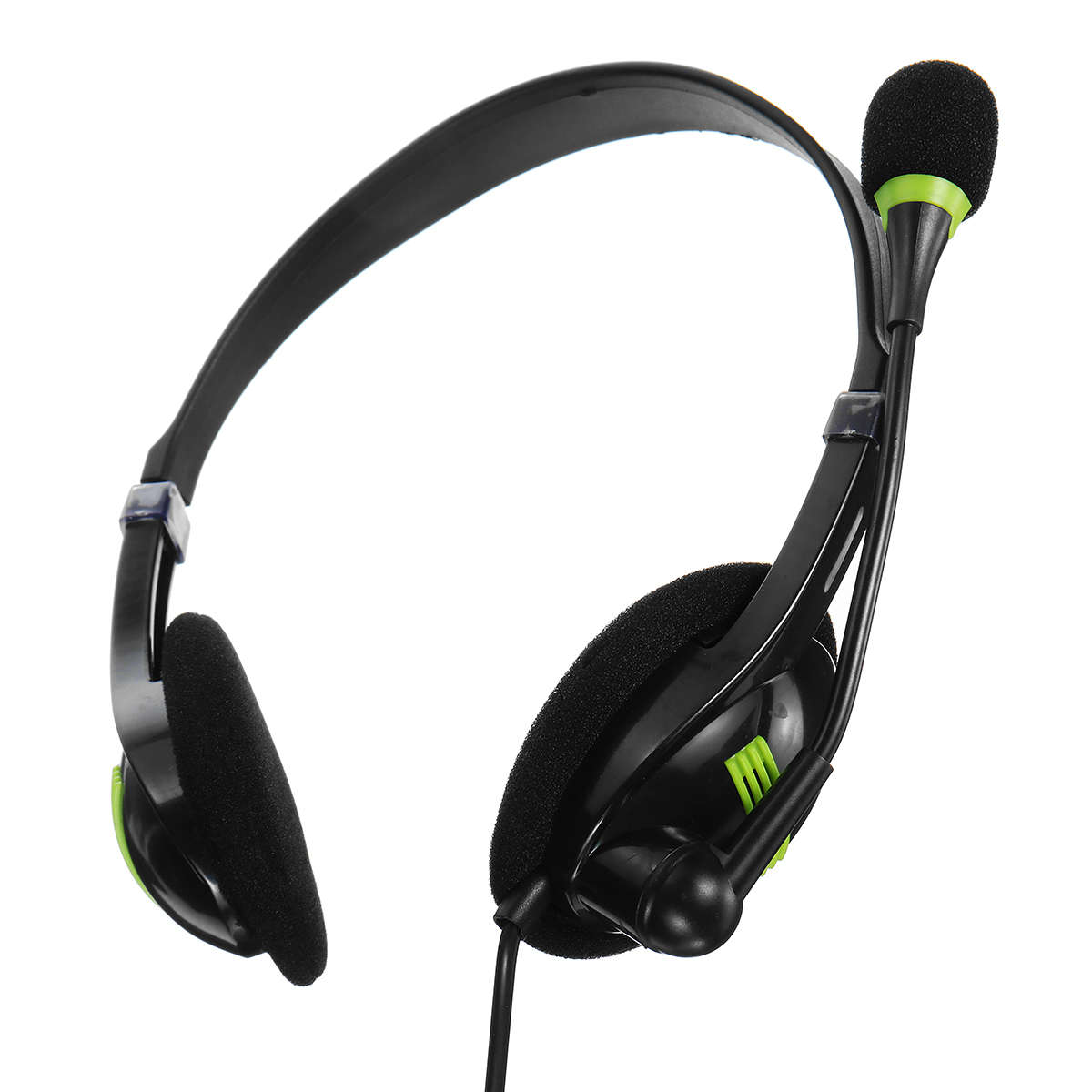 USB Wired Computer Headset Stereo Headphone Noise Cancelling Mic For PC Laptop