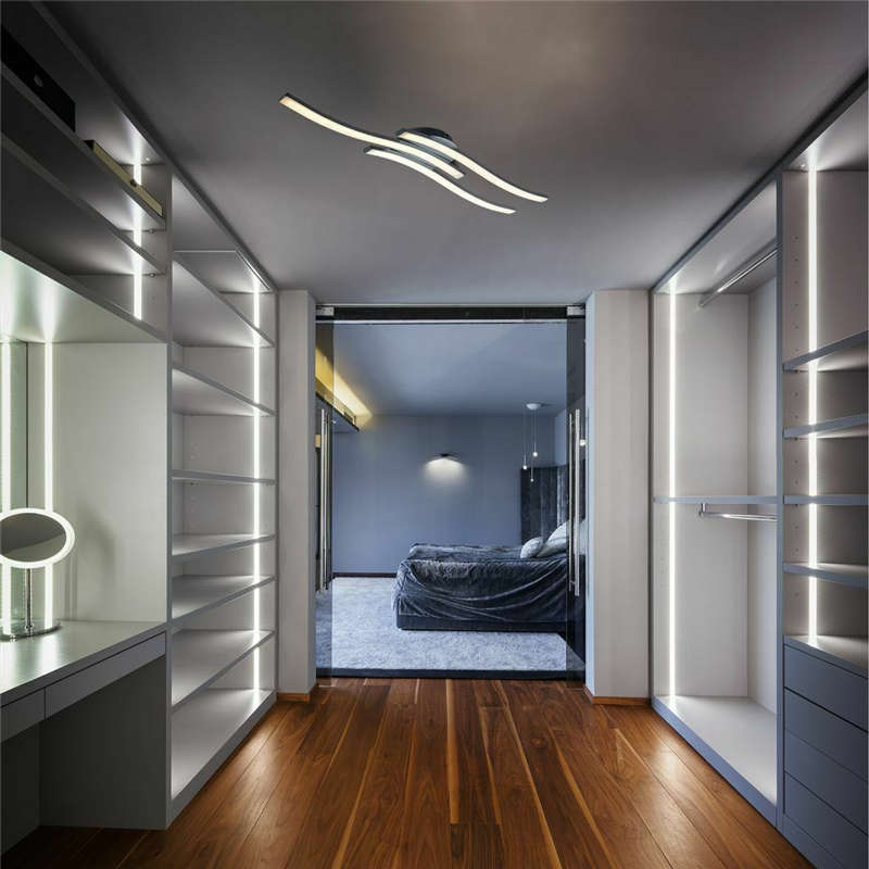 85-265V Modern Acrylic LED Ceiling Light Flush Mount Lamp Chandelier Living Room Bedroom