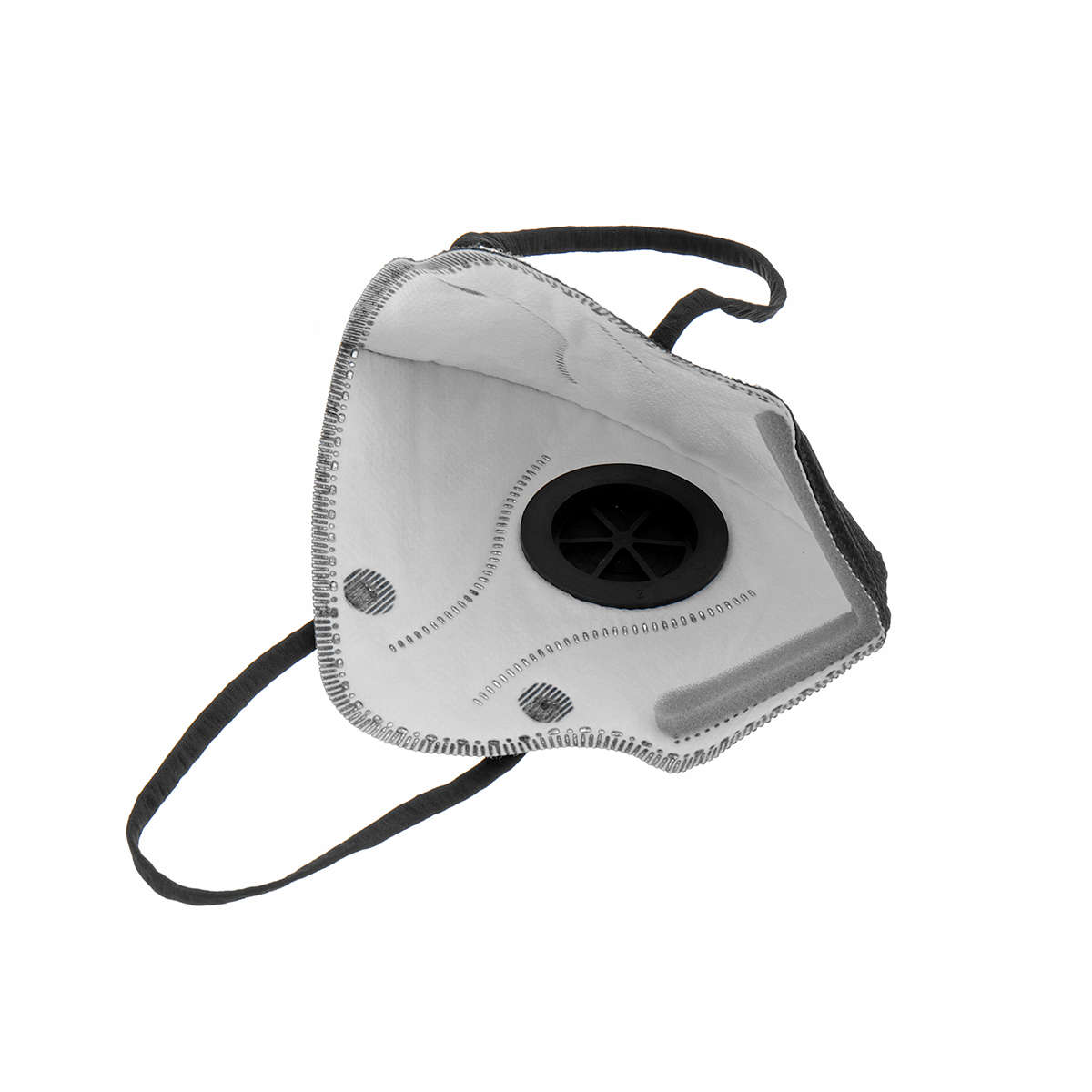 Activated Carbon Face Mask Dustproof Filtration Dust Breathing Respirator (Color Red)