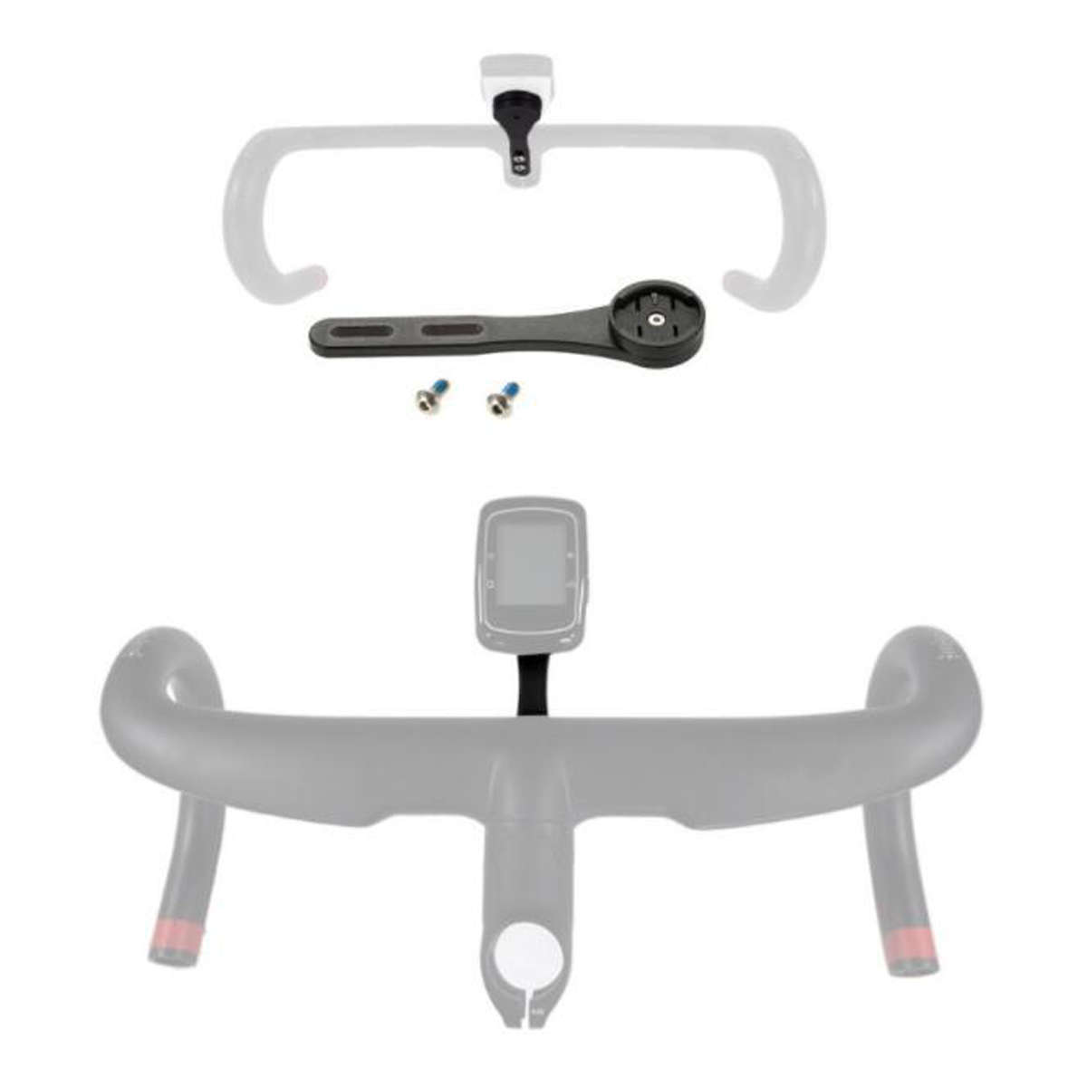BIKIGHT Integrated Handlebar Bicycle Computer Mount For Garmin GPS Cycling Bike CNC Alloy Screws