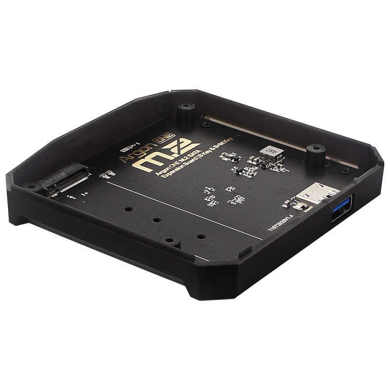 Catda Raspberry Pi 4B Argon ONE M.2 Expansion Board USB3.0 to SATA Connected to SSD Solid State Driv