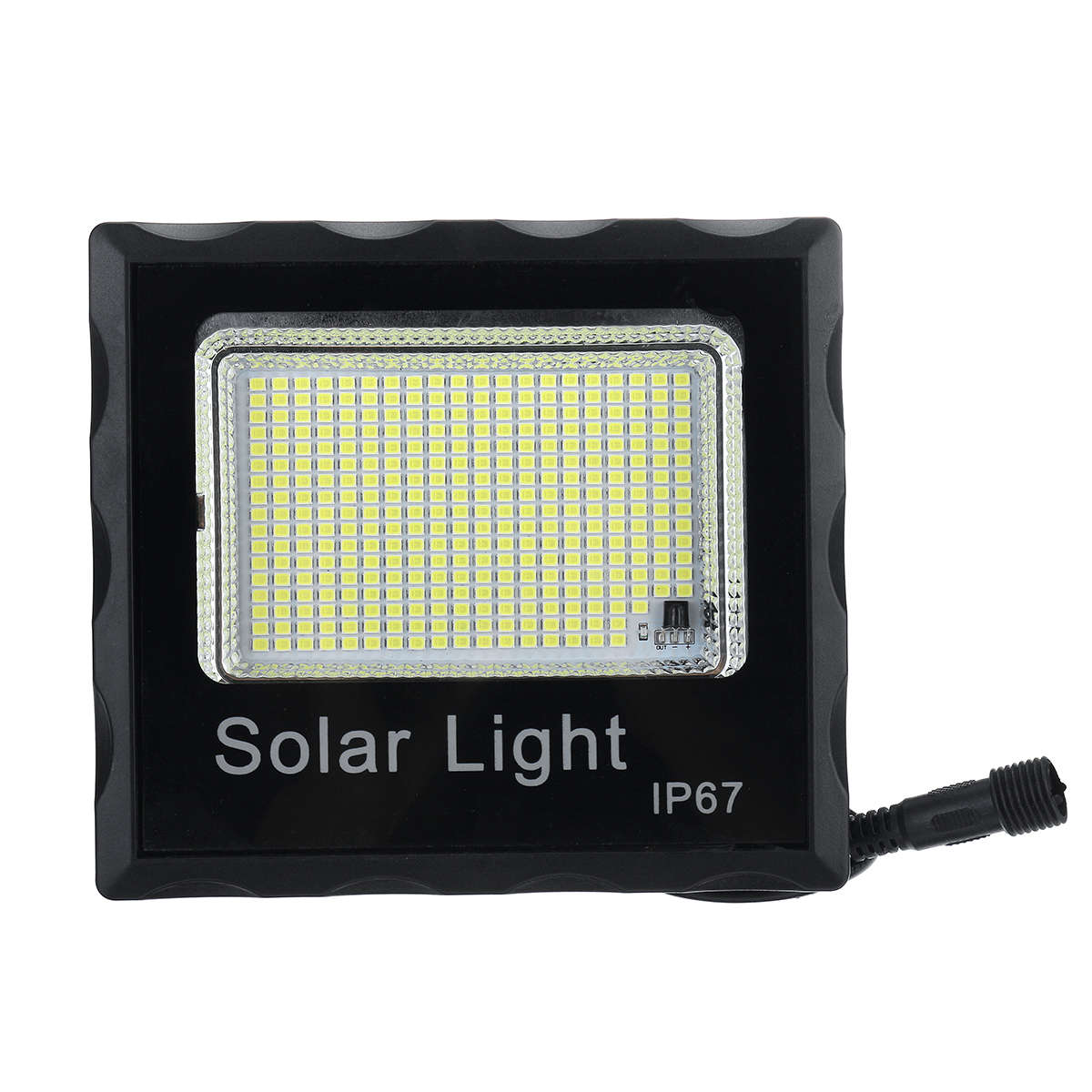 200W 332LED Solar Powered LED Floodlight Security Flood Light Spot Wall Lamp + Remote