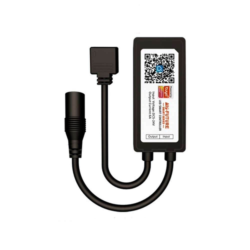 Dc12-24V Tuya App Wifi Led Strip Light Controller Work With Amazon Alexa Google Assistant