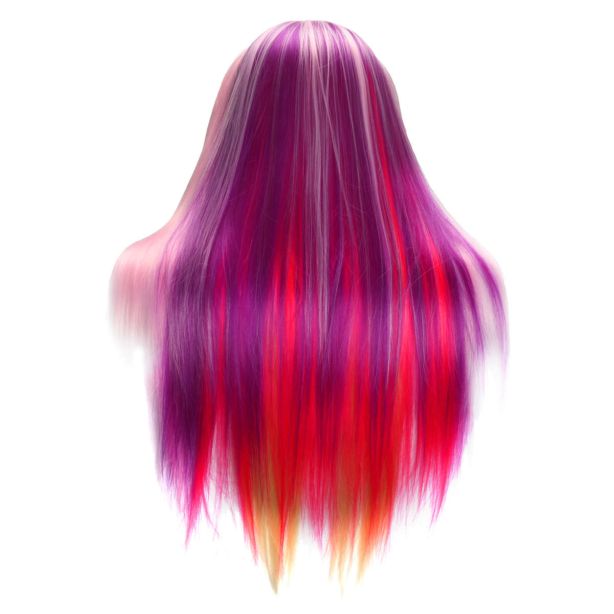 27'' Colorful Practice Training Head Long Hair Mannequin Hairdressing