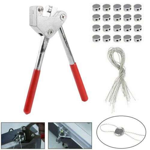 Sealing Pliers Lead Sealing Pliers Steel + 20 Sealing Wires + 20 Sealing Set for Lead Diameter Meter