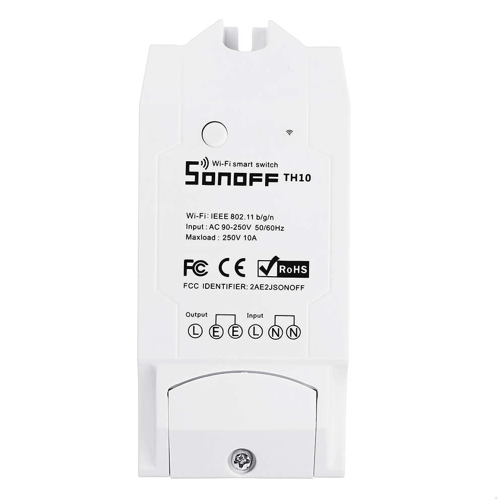 SONOFF TH10 DIY 10A 2200W Smart Home WIFI Wireless Temperature Humidity Thermostat Switch